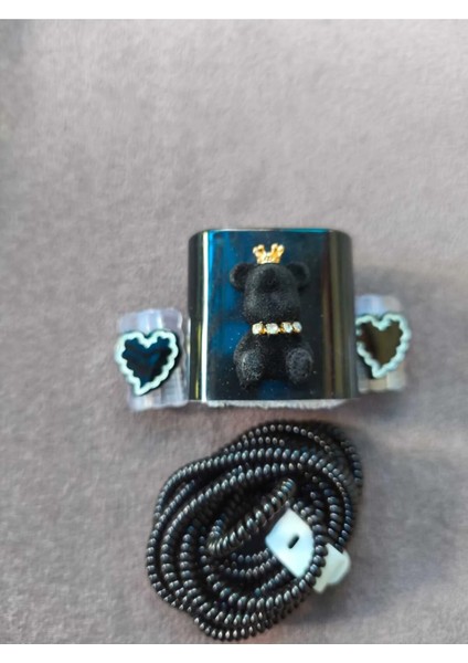 18/20 W Şarj Cihazı Uyumlu Figürlü Şarj Cihazı Koruma Seti Sevimli Köpek Figürlü