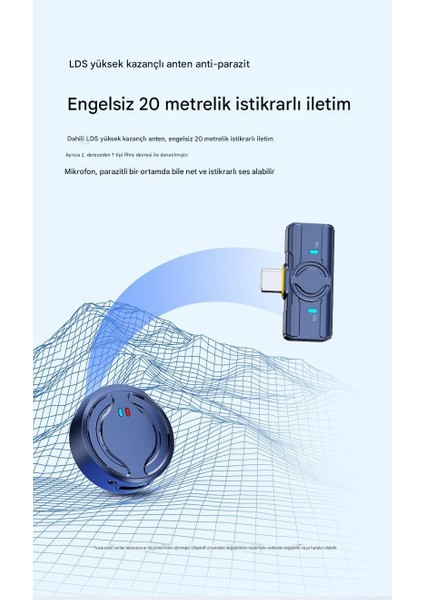 Kablosuz Profesyonel Ikili Yayın Yaka Mikrofonu – Şarj Kutulu | Mini Mıknatıs Tasarım | Uzun Pil Ömrü fırsatları