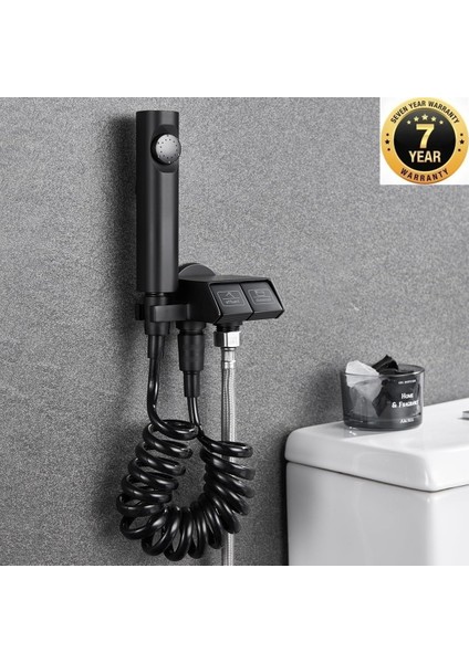 Banyo Bide Basınçlı Püskürtücü Taharet Musluğu Klozet Hortumu