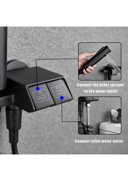 Banyo Bide Basınçlı Püskürtücü Taharet Musluğu Klozet Hortumu fiyatları