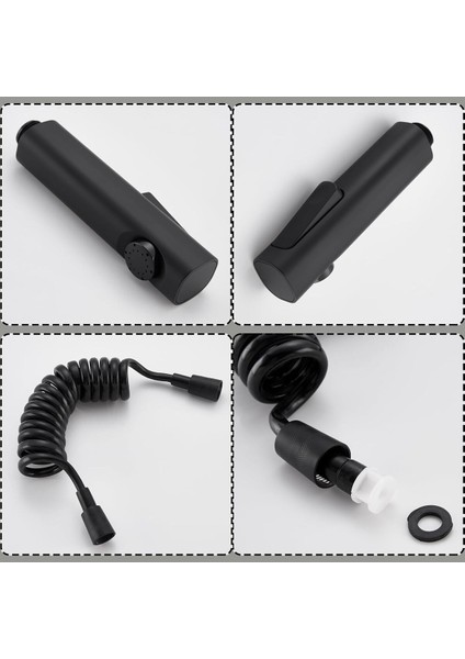 Banyo Bide Basınçlı Püskürtücü Taharet Musluğu Klozet Hortumu