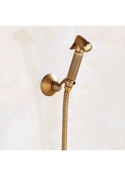 Banyo Bide Basınçlı Püskürtücü Taharet Musluğu Klozet Hortumu Antik Renk Ithal 7 Yıl Garantili fiyatları