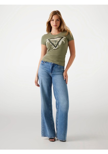 Triangle Kadın Yeşil Slim Fit T-Shirt W5YI13J1314-G831 fiyatları