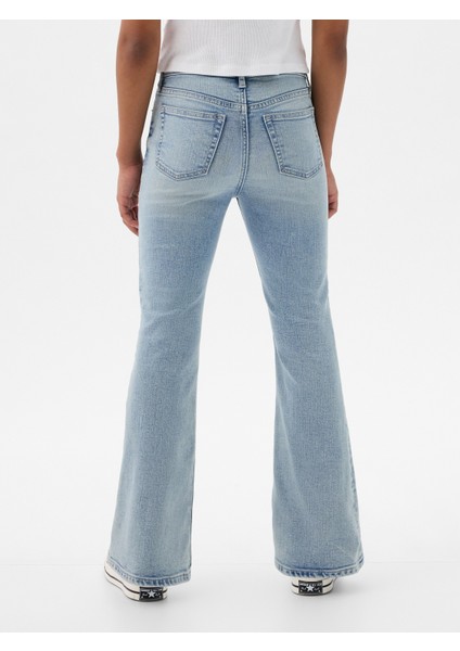 Kız Çocuk Açık Mavi High Rise '70s Flare Jean Pantolon fiyatları