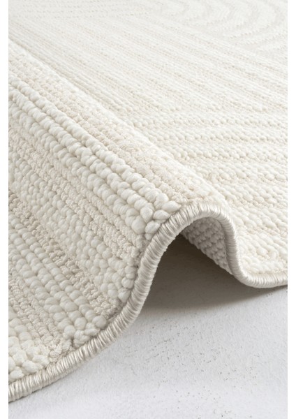 Pinal Kolekisyonu 1117 Beyaz Yumuşak Dokulu Bukle Salon Antre Mutfak Halı Yolluk fiyatları