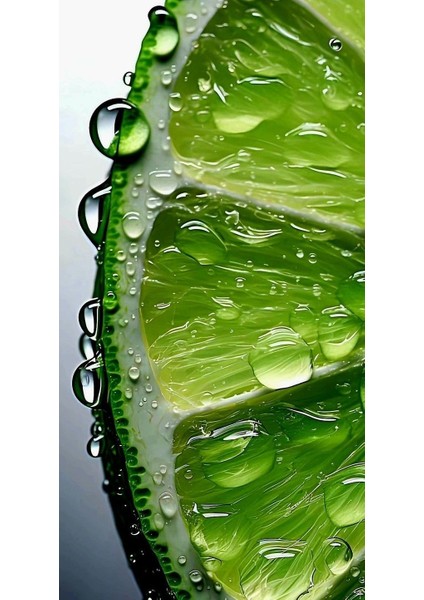 Sulu Yeşil Limon Dilimi Ev Duvar Salon Güzellik Salonu Ofis Dükkan Dekarasyon Kanvas Tablo fiyatları
