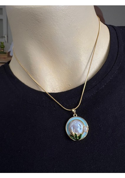 Renkli Çelik Sanat Kolyeler