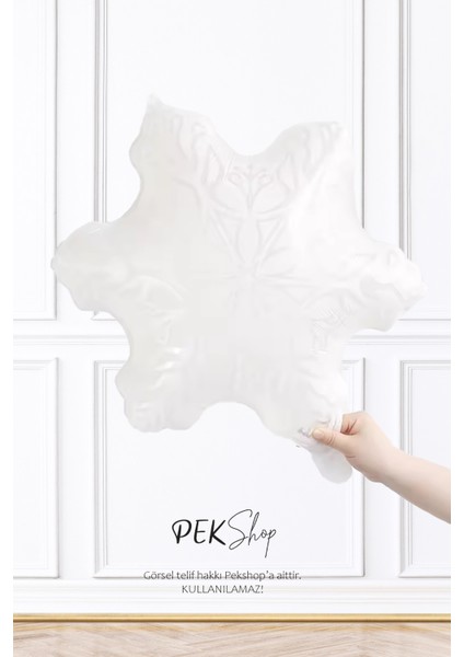 Şeffaf Kar Tanesi Folyo Balon Kar Tanesi Şekilli Balon fiyatları