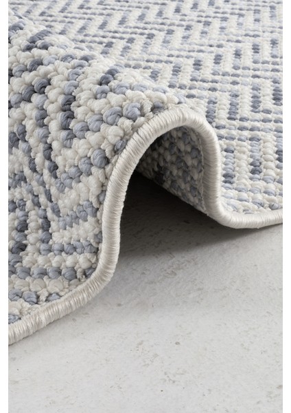 Pinal Kolekisyonu 1113 Mavi Yumuşak Dokulu Bukle Salon Antre Mutfak Halı Yolluk fiyatları