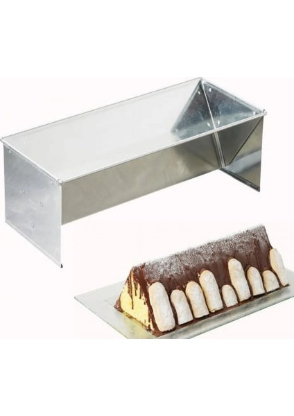 Narkalıp Üçgen Mozaik Pasta Kalıbı Boy 25 cm fiyatları