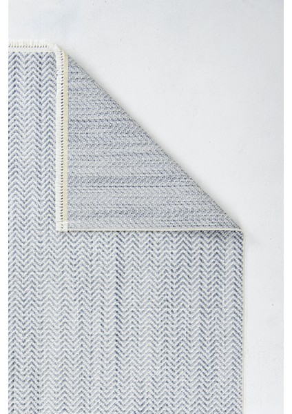 Pinal Kolekisyonu 1113 Mavi Yumuşak Dokulu Bukle Salon Antre Mutfak Halı Yolluk modelleri