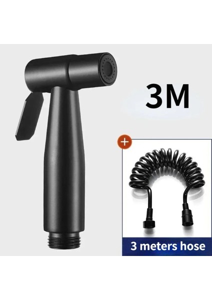 Banyo Tuvalet Taharet Musluğu Spiralli Bide Özel Temizlik 7 Yıl Garantili Mat Siyah Ithal fırsatları