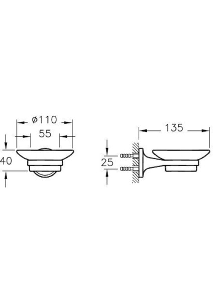 Marin A44941 Sabunluk, Krom modelleri