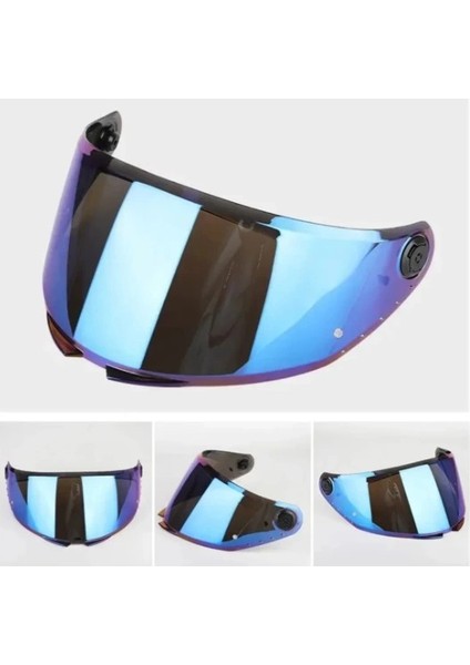 mt V28 - V28B Kask Camı Irıdıum Gökkuşağı (Thunder 4sv - Stinger 2 - Brakers)