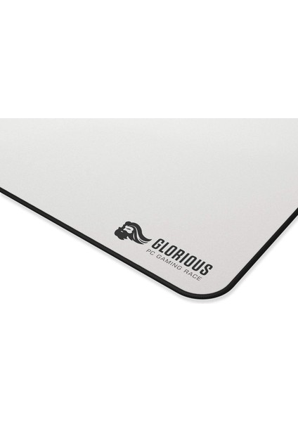 Pc Gaming Race Dikişli Kenar 5mm Uzatılmış Mousepad 46 x 41 cm Beyaz modelleri