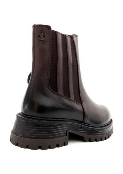 2554651K Kadın Hakiki Deri Fermuarlı Chelsea Bot modelleri