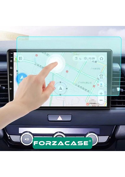 Tesla Model 3 Android Navigasyon Multimedya ile Uyumlu Nano Ekran Koruyucu Film - FC1117 modelleri