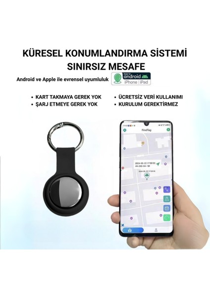 Android ve Ios Apple Iphone Uyumlu Kayıp Bulucu Airtag, Çocuklar, Evcil Hayvanlar ve Eşyalar Için Takip Cihazı modelleri