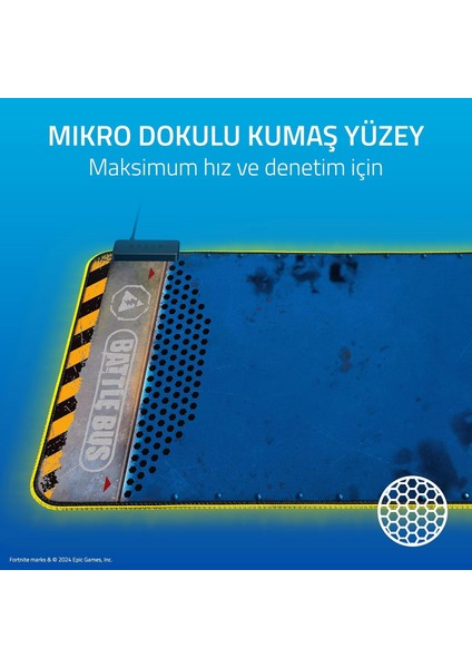 Goliathus Extended Chroma - Fortnite Edition Rgb Aydınlatmalı Ekstra Büyük Yumuşak Xxl Oyun Mo modelleri