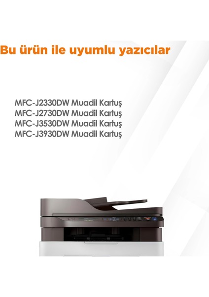 Brother MFC-J3930DW Muadil Set Kartuş / LC3719XL Set modelleri