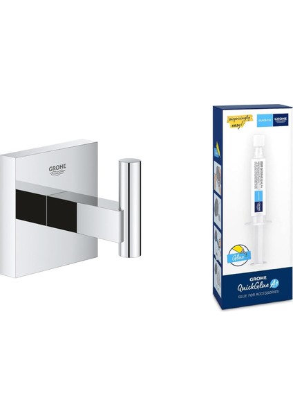 Start Cube Quickfix Bornoz Askısı + Quickglue A1 Yapıştırıcı Seti