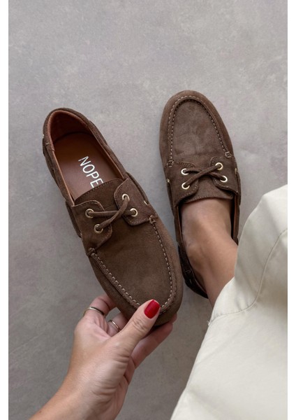 Alberta Camel Deri Loafer fırsatları