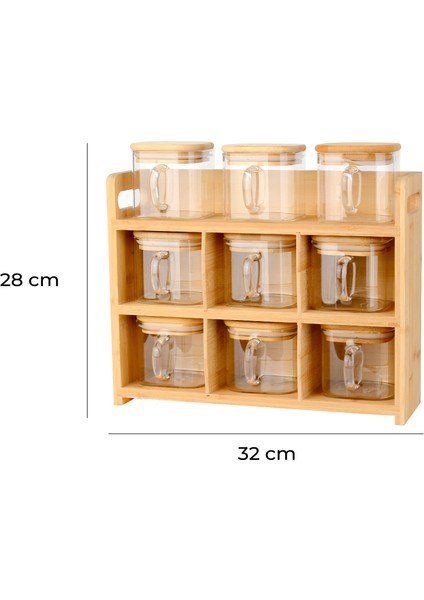 Tier 10 Parça 3 Katlı Kulplu Baharatlık Seti fiyatları