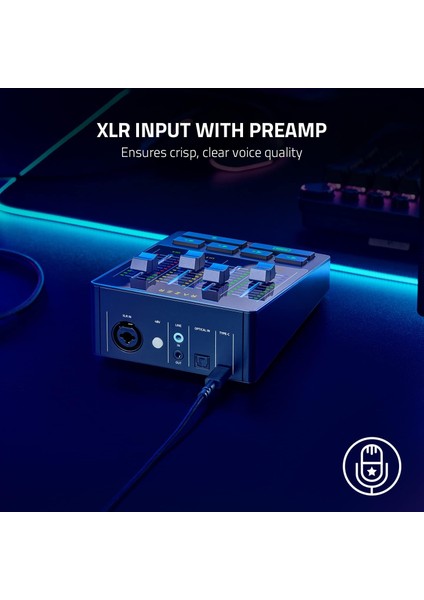 Ses Mikseri (Analog Ses Mikseri, Sessiz Düğmeli 4 Kanallı Arayüz, Xlr Girişi, Tak ve Çalıştır) fırsatları