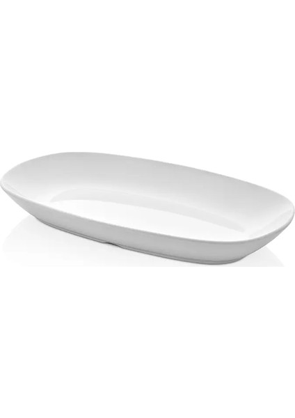 D3429.PW - Diamond 2'li Krem Beyaz Oval Tabak Seti 29X17 cm, Thermoset Melamin fiyatları