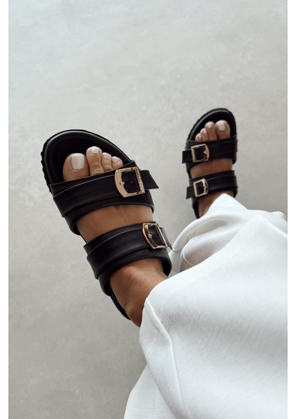 Peru Siyah Hakiki Deri Terlik modelleri