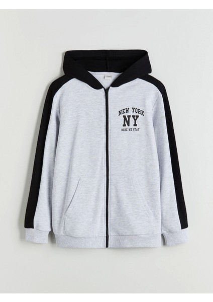 Lcw Kids Gri Kapüşonlu Erkek Çocuk Eşofman Takım fırsatları