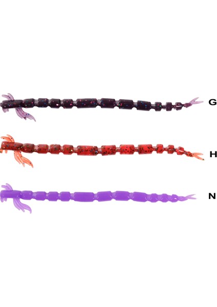 Ryuji Crazy Slug 8cm Silikon Yem (10 Adet) fiyatları