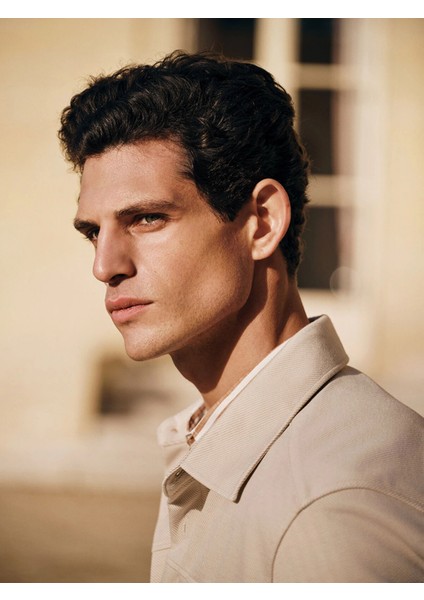 Southblue Bej Regular Fit Uzun Kollu Erkek Gömlek Ceket modelleri