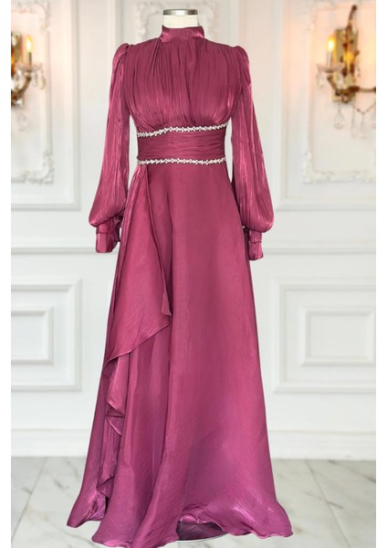 Alize Abiye Elbise Vişne