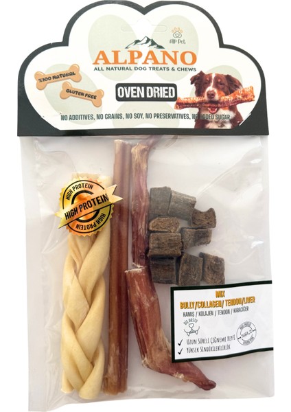 Beef Mıx Buly/collagen/ Tendon/liver - Kamış/kolajen/tendon/ Karaciğer Parça Ödül Maması