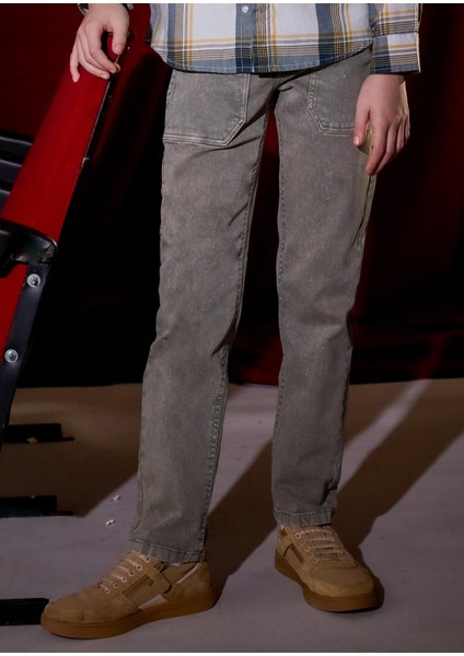 Erkek Çocuk Kargo Cepli Pantolon