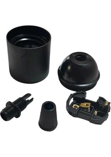 İtalyan E27 Duy - Vidalı Düz Duy (Bakalit) (250V 4A) 5 Adet fiyatları