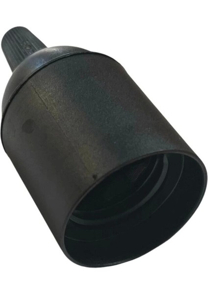 İtalyan E27 Duy - Vidalı Düz Duy (Bakalit) (250V 4A) 5 Adet modelleri