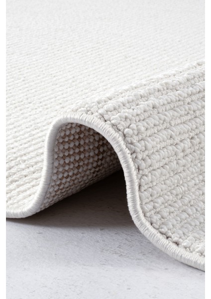 Pinal Kolekisyonu 1001 Beyaz Yumuşak Dokulu Bukle Salon Antre Mutfak Halı Yolluk fırsatları