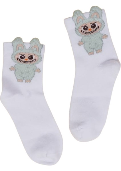 Kız Çocuk Çorap Soket 6 Çift Beyaz-Gri-Pembe-Kahve-Krem-Gülkurusu fiyatları