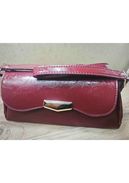 Kadın Dokulu Suni Deri Astarlı Çıt Çıt Kapama El ve Omuz Çantası fırsatları