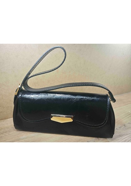 Kadın Dokulu Suni Deri Astarlı Çıt Çıt Kapama El ve Omuz Çantası fırsatları