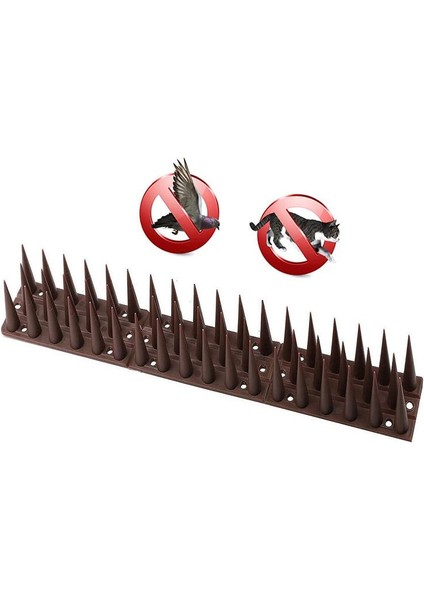 Plastik kuş Kondurmaz Kuş Kedi ve Hayvan Koruma Bariyeri 6 Metre Kahverengi fırsatları