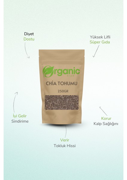 Chia Tohumu 250 gr Taze Elenmiş Yeni Mahsül fiyatları