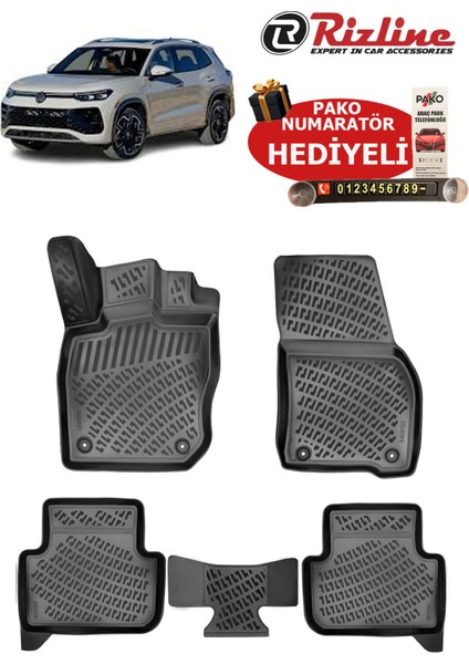 Volkswagen Tiguan 2024-2025 Havuzlu Paspas