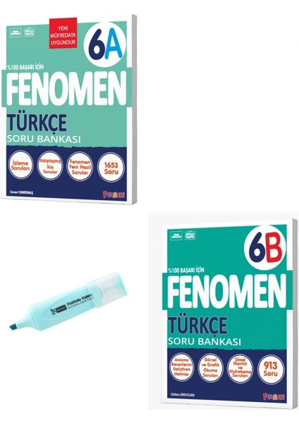 6. Sınıf Türkçe-A ve Türkçe-B Soru Bankası