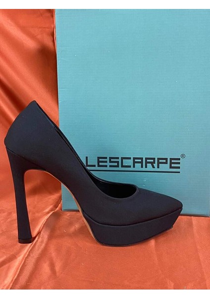 LES029 Siyah Platformlu Stiletto Kadın Topuklu Ayakkabı fiyatları