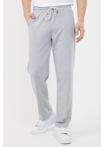 Gri Kapüşonlu Regular Fit Hırka Düz Paça Erkek Eşofman Takımı fiyatları