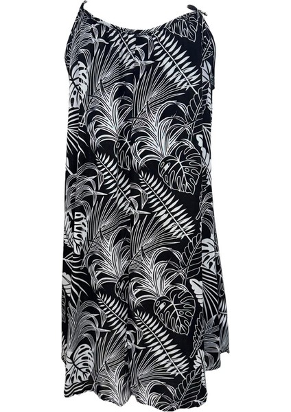 5093E Otantik Baskılı %100 Pamuk Ip Askılı Elbise fiyatları