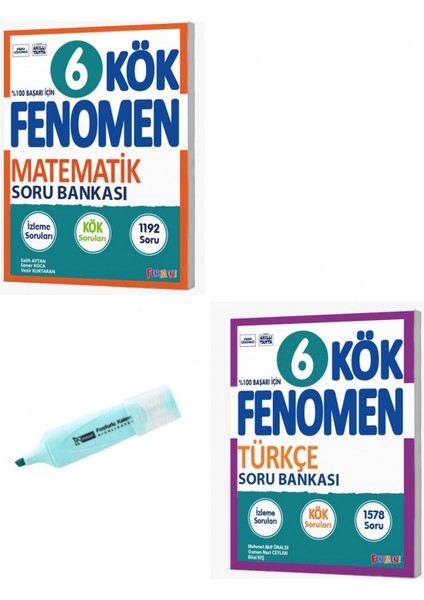 6. Sınıf Kök Serisi Matematik ve Türkçe Soru Bankası